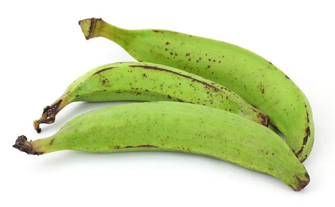 Banane plantain verte ou non mûre